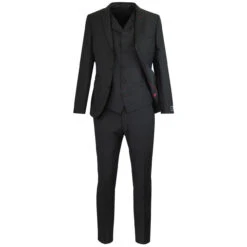 3 Button Mohair Suit Blazer (Black) 11 3 Button Mohair Suit Blazer (Black) -KDX Clothing Store madcap england black suit blazer 4 13744.1664290970