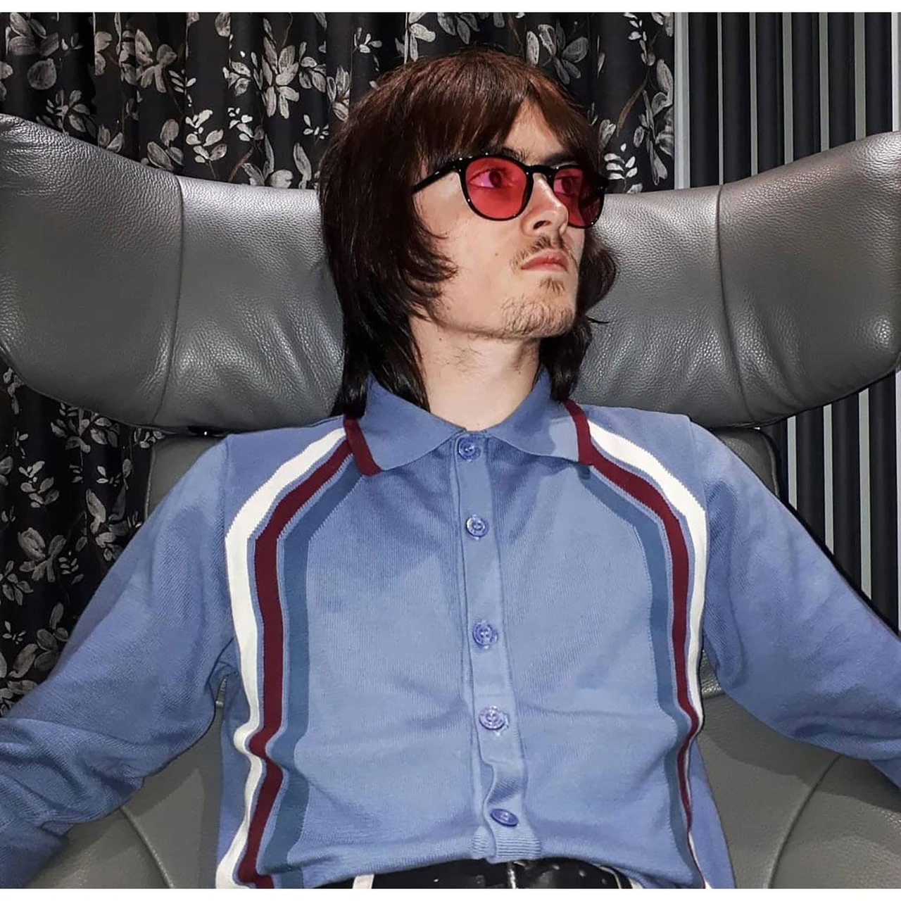 Blast Mod Stripe Polo Cardigan (F) 9 Blast Mod Stripe Polo Cardigan (F) - Image 7