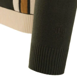 Blast Mod Stripe Polo Cardigan (FL) -KDX Clothing Store madcap england blast polo cardigan rosin 2 46977.1661264794