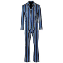 Offbeat 1960s Mod Boating Blazer -KDX Clothing Store madcap england boating stripe flared suit 1 53210.1661267002 2