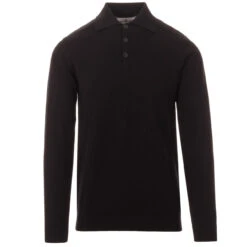 Brando 1960s Mod Knitted Polo (WS) -KDX Clothing Store madcap england brando knitted polo black 3 98866.1661262460 3