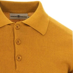 Brando 1960s Mod Knitted Polo (Z) -KDX Clothing Store madcap england brando knitted polo harvest gold 2 16524.1661262227 7