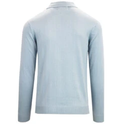 Brando 1960s Mod Knit Polo Top (GB) -KDX Clothing Store madcap england brando knitted polo shirt blue fog 2 34035.1661265875 6