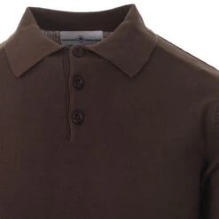 Brando 1960s Mod Knitted Polo (HG)