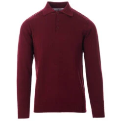 Brando 1960s Mod Knitted Polo (HG) 29 Brando 1960s Mod Knitted Polo (HG) -KDX Clothing Store madcap england brando knitted polo zinfandel 3 83149.1661262211 8