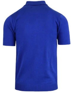 Capitol Mod Zip Through Stripe Polo -KDX Clothing Store madcap england capitol zip polo surf blue 3 46050.1661268378