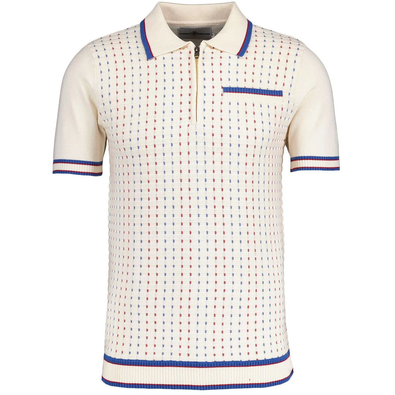 Miles Mod Jacquard Knit Polo SW 4 Miles Mod Jacquard Knit Polo SW - Image 2