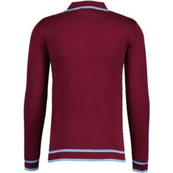 Coltrane Mod Jacquard Knit Polo Z -KDX Clothing Store madcap england coltrane jacqaurd polo zinfandel 1 26651.1683192084 1