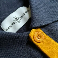 Comet Retro 60s Mod Polo Shirt (S) -KDX Clothing Store madcap england comet polo navy2 46638.1661261148 1