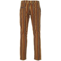 Psycho Striped Slim Cord Trousers 8 Psycho Striped Slim Cord Trousers -KDX Clothing Store madcap england cord stripe trousers 11 12511.1661261652