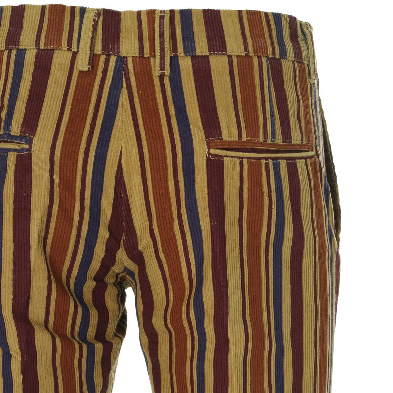 Psycho Striped Slim Cord Trousers 4 Psycho Striped Slim Cord Trousers - Image 2