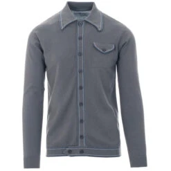 Crawdaddy Mod Micro Dash LS Polo R 27 Crawdaddy Mod Micro Dash LS Polo R -KDX Clothing Store madcap england crawdaddy long sleeve polo top steel grey 4 38143.1661262444 4