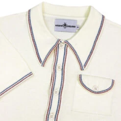 Crawdaddy Micro Dash Knit Polo (IP) -KDX Clothing Store madcap england crawdaddy winter white polo 1 09708.1661267076 7