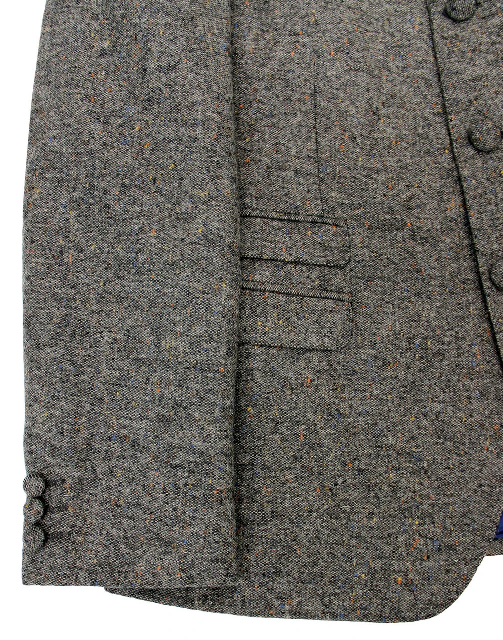 Mod Donegal 3 Button Suit Jacket 3 Mod Donegal 3 Button Suit Jacket