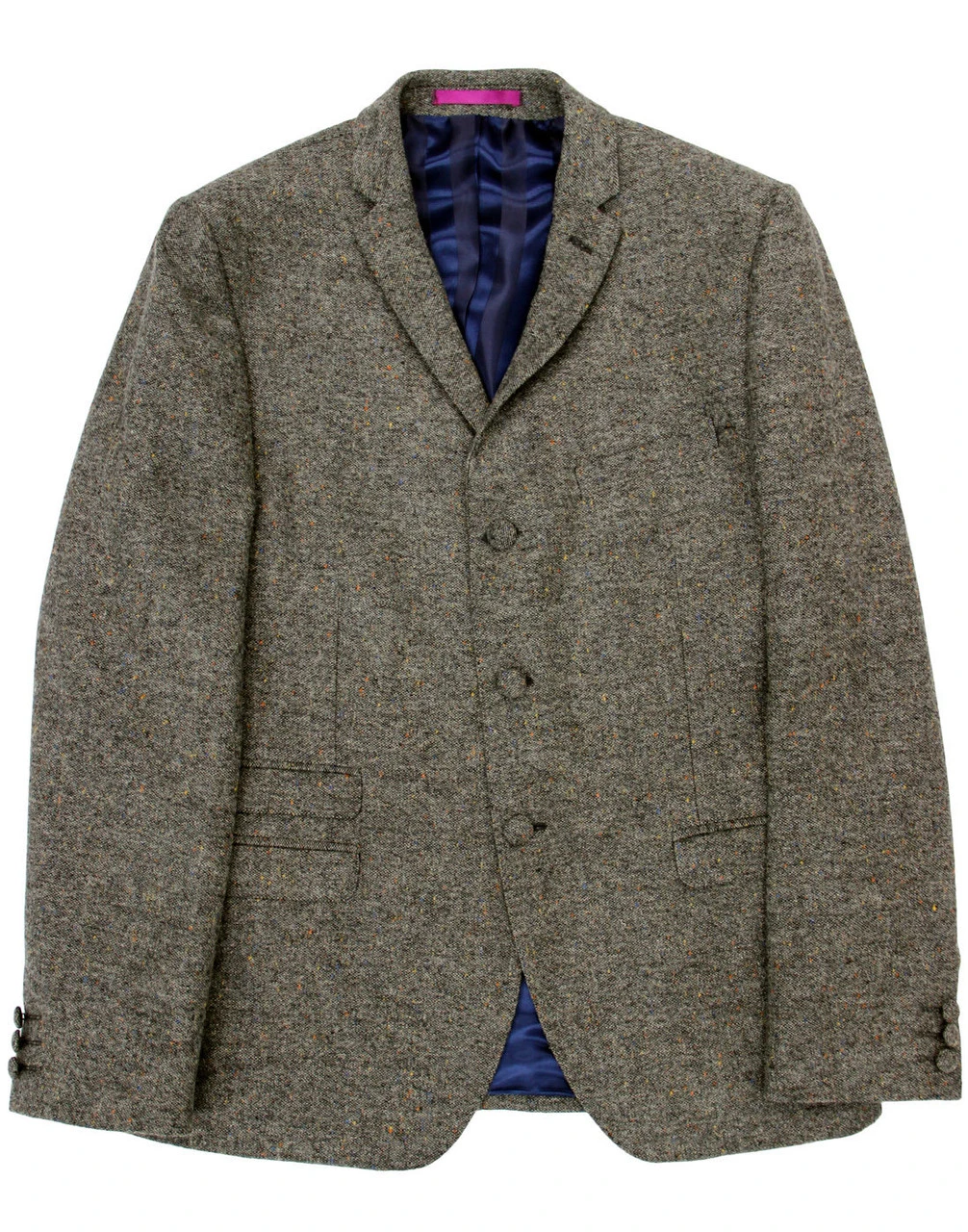 Mod Donegal 3 Button Suit Jacket 8 Mod Donegal 3 Button Suit Jacket - Image 6