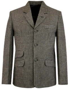 Dylan Mod Brushed Dogtooth Blazer -KDX Clothing Store madcap england dylan dogtooth jacket 6 00413.1661270183