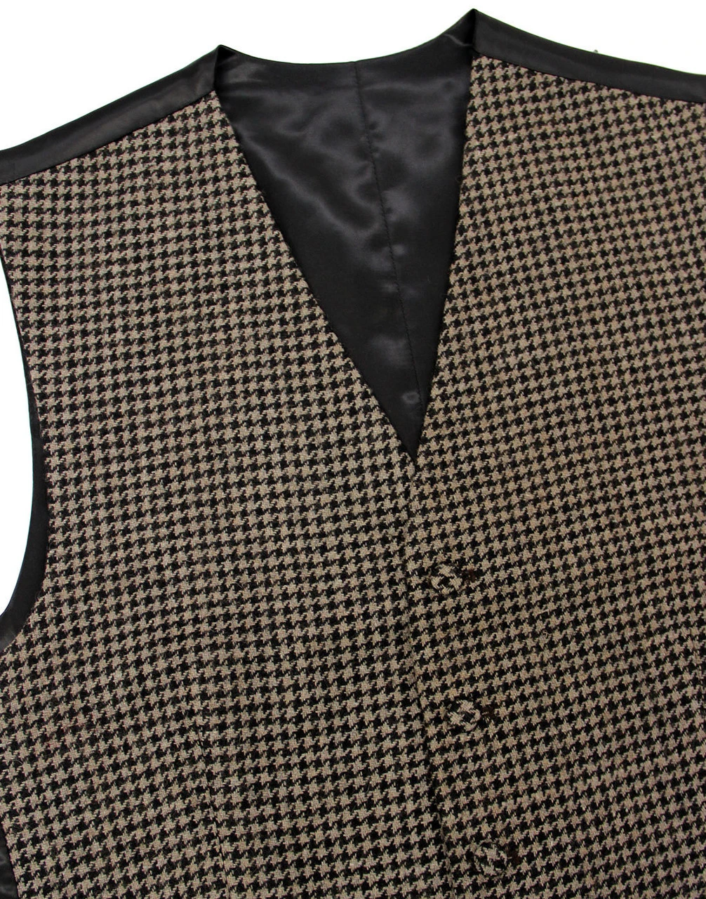 Dylan Retro Mod Dogtooth Waistcoat 4 Dylan Retro Mod Dogtooth Waistcoat - Image 2