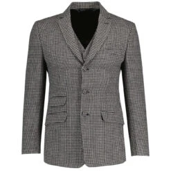Dylan Brushed Dogtooth Mod Blazer -KDX Clothing Store madcap england dylan suit 1 99117.1682089175