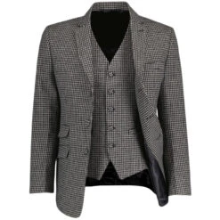 Dylan Brushed Dogtooth Mod Blazer -KDX Clothing Store madcap england dylan suit 3 71812.1682089171