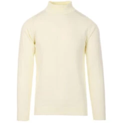 Eastwood Mod Turtleneck Jumper (CS) -KDX Clothing Store madcap england eastwood mock turtleneck jumper winter white 1 36498.1661264984 1