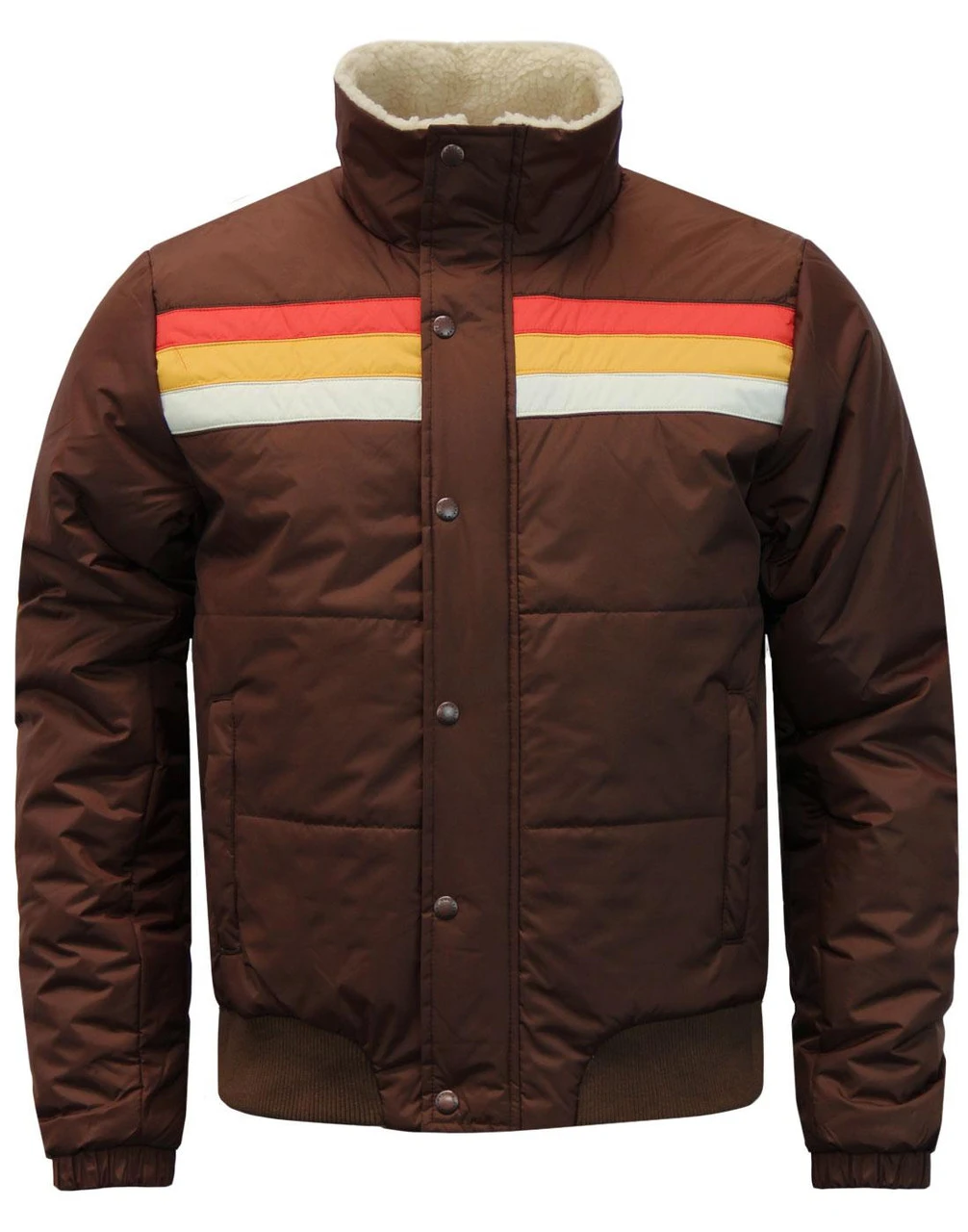 Edge Retro Stripe Ski Jacket (Navy) 5 Edge Retro Stripe Ski Jacket (Navy) - Image 3