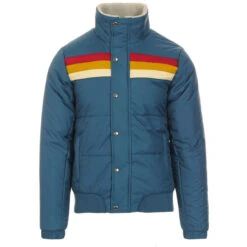 Edge Retro Stripe Ski Jacket (Navy) 40 Edge Retro Stripe Ski Jacket (Navy) -KDX Clothing Store madcap england edge ski jacket moroccan blue 5 18156.1661264354 1