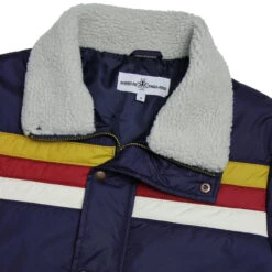 Edge Retro 1970s Stripe Ski Jacket -KDX Clothing Store madcap england edge ski jacket navy 1 35426.1661268416 2