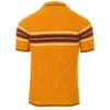 Fireball Mod Rib Zip Neck Polo (B) -KDX Clothing Store madcap england fireball ribbed stripe polo gold 3 57981.1661264735 1