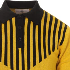 Firebird Mod Waffle Stripe Polo -KDX Clothing Store madcap england firebird waffle stripe polo freesia 3 11974.1661262972