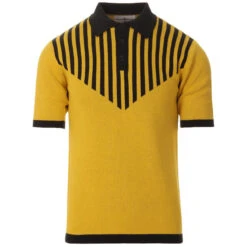 Firebird Mod Waffle Stripe Polo -KDX Clothing Store madcap england firebird waffle stripe polo freesia 4 26011.1661262969