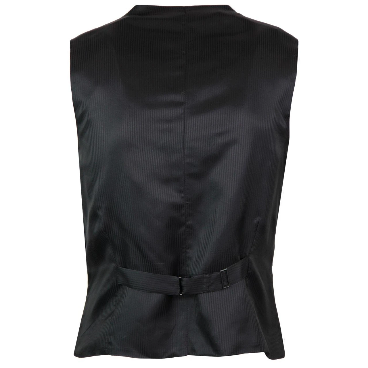 Gingham High Fasten Lapel Waistcoat 5 Gingham High Fasten Lapel Waistcoat - Image 3