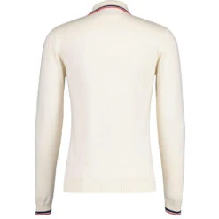 Apollo Mod Grid Check Big Collar Zip Polo Cardigan In Navy -KDX Clothing Store madcap england grid knit ring zip polo cardigan snow white mc1069 11 62701.1693991776