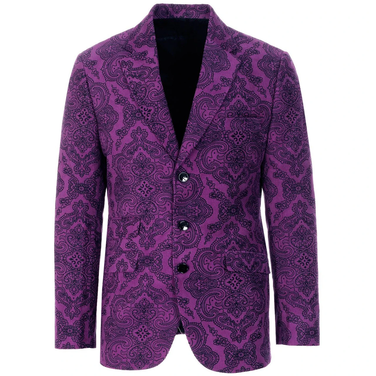 Paisley Rave Cord 3 Button Blazer T 9 Paisley Rave Cord 3 Button Blazer T - Image 7