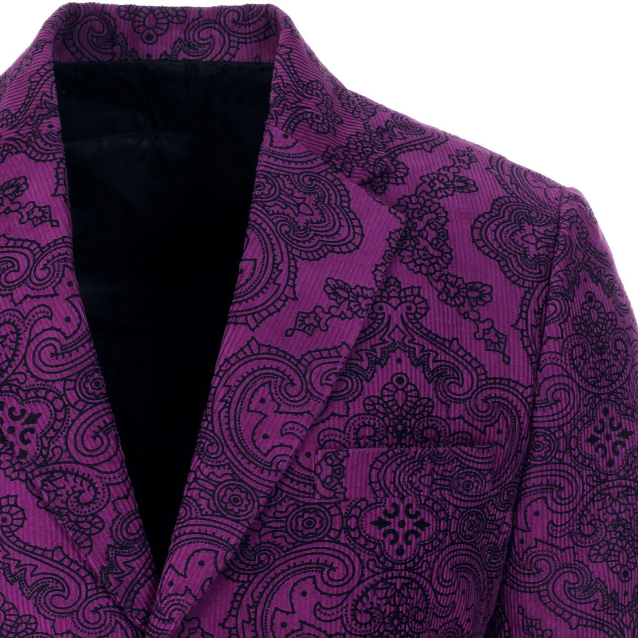 Paisley Rave Cord 3 Button Blazer T 7 Paisley Rave Cord 3 Button Blazer T - Image 5