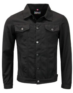 Hoxton Mod Hopsack Trucker Jacket -KDX Clothing Store madcap england hopsack western jacket black 4 77000.1661269663