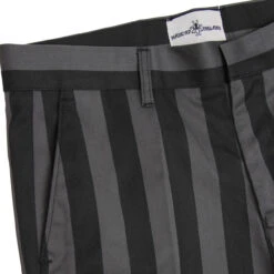 Inferno Tailored Bellbottoms (B/G) 7 Inferno Tailored Bellbottoms (B/G) -KDX Clothing Store madcap england inferno slim stripe trousers black grey 3 29819.1661266217