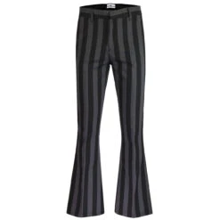 Inferno Tailored Bellbottoms (B/G) 6 Inferno Tailored Bellbottoms (B/G) -KDX Clothing Store madcap england inferno stripe bellbottoms grey black 1 04735.1661266215