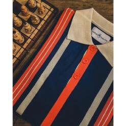 Farlowe Mod Stripe Knit Polo Top PP -KDX Clothing Store madcap england knitted polo3 46133.1661263011 1