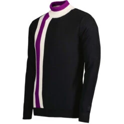 Lewis Mod Roll Neck Racing Jumper -KDX Clothing Store madcap england lewis roll neck jumper black 4 21670.1661260338 1