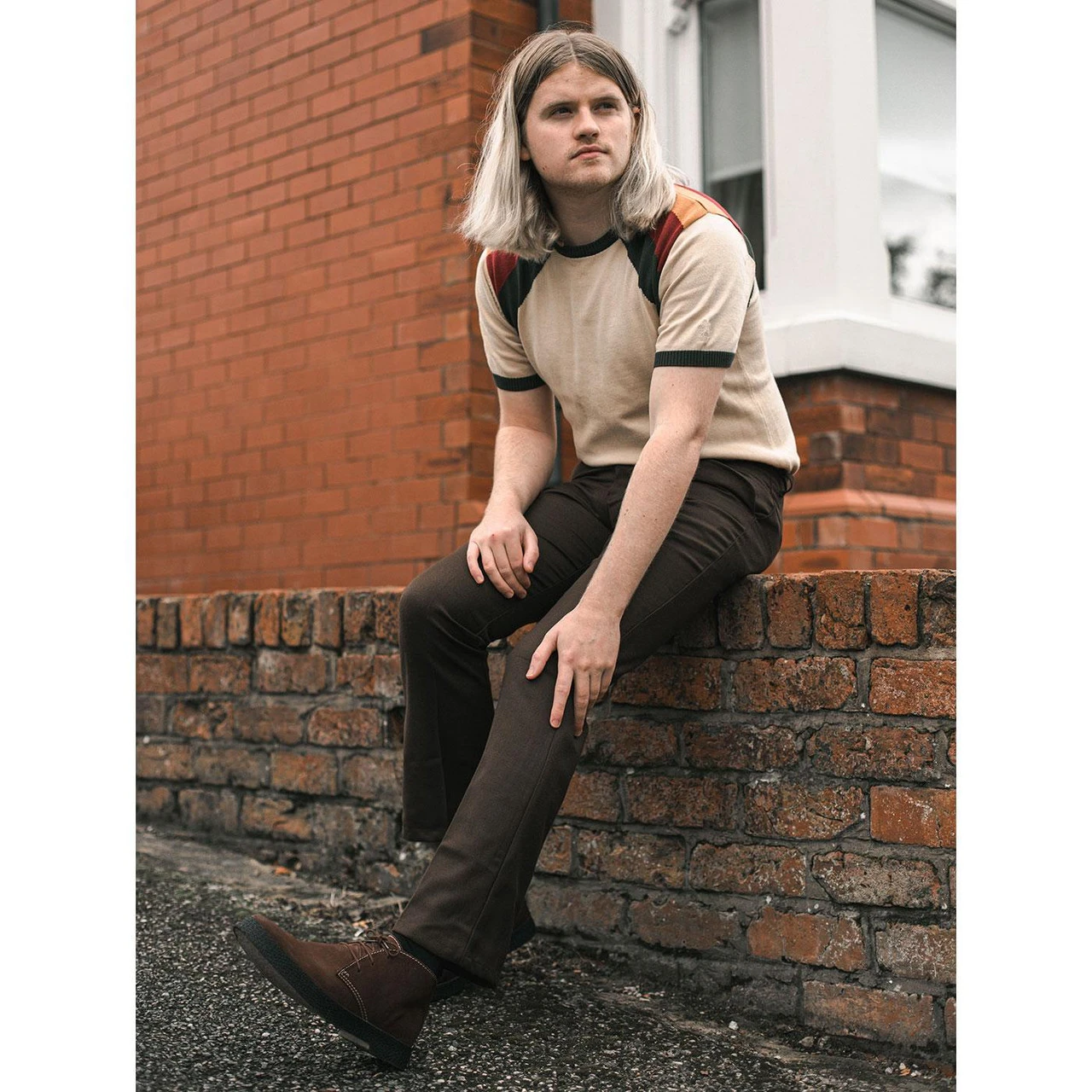 Logan Bootcut Hopsack Trousers (St) 14 Logan Bootcut Hopsack Trousers (St) - Image 12