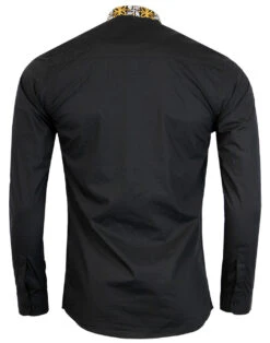 Avory 60s Mandarin Collar Shirt (W) -KDX Clothing Store madcap england mandarin shirt black 4 42790.1661270605 1