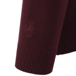 McQueen Retro Mod Crew Neck Jumper -KDX Clothing Store madcap england mcqueen jumper wine 3 78480.1661271581