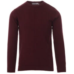 McQueen Retro Mod Crew Neck Jumper -KDX Clothing Store madcap england mcqueen jumper wine 5 45032.1661271578