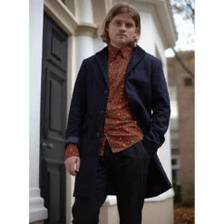 Made In England Mod Covert Coat (N) -KDX Clothing Store madcap england mie overcoat navy2 54379.1661261280