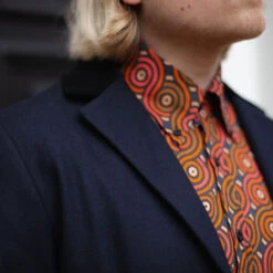 Made In England Mod Covert Coat (G) -KDX Clothing Store madcap england mie overcoat navy3 49234.1661261282 2