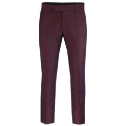 Mod Mohair Tonic Trousers BURGUNDY