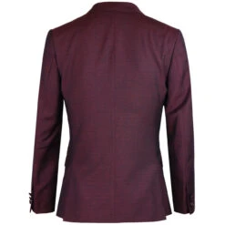 Mod Mohair Tonic Suit Jacket (Burg) -KDX Clothing Store madcap england mohair tonic blazer burgundy 2 43432.1676647793