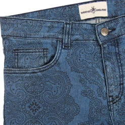 Paisley Rave Retro 70s Denim Flares 6 Paisley Rave Retro 70s Denim Flares -KDX Clothing Store madcap england paisley bellbottom flares 1 05338.1661267948