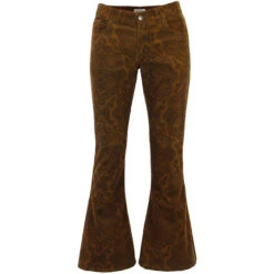 Paisley Rave Retro 70s Cord Flares 33 Paisley Rave Retro 70s Cord Flares -KDX Clothing Store madcap england paisley rave bellbottom flares tan 1 98217.1679656829 2