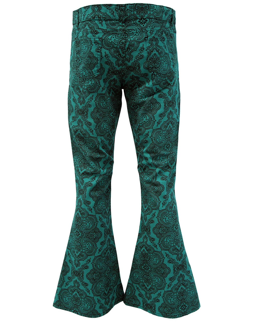 Paisley Rave 1970s Cord Bellbottoms 7 Paisley Rave 1970s Cord Bellbottoms - Image 5